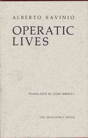 Buch Operatic Lives Savinio