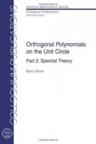 Livre Orthogonal Polynomials on the Unit Circle Barry Simon