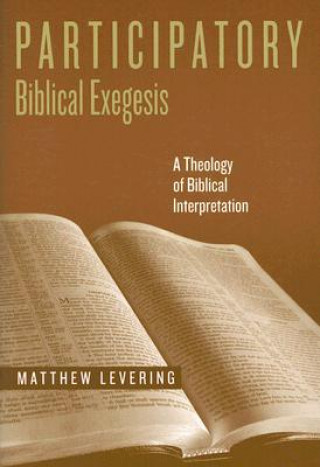 Knjiga Participatory Biblical Exegesis Matthew Levering