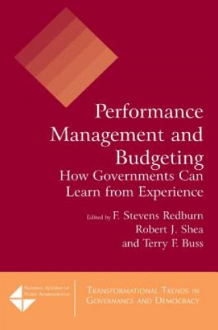 Buch Performance Management and Budgeting F. Stevens Redburn