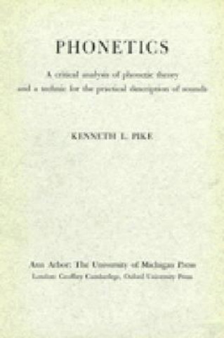 Book Phonetics Kenneth L. Pike
