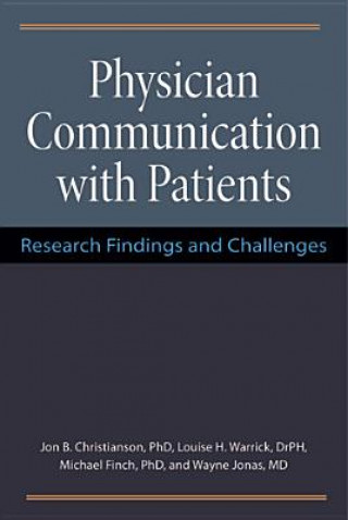 Book Physician Communication with Patients Jon Christianson
