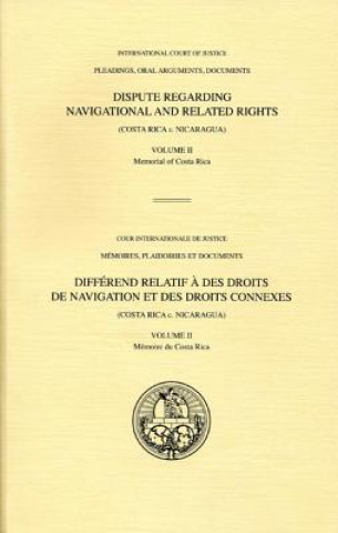 Kniha Dispute regarding navigational and related rights International Court of Justice