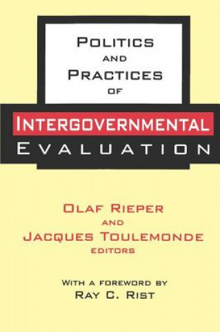 Buch Politics and Practices of Intergovernmental Evaluation Jacques Toulemonde