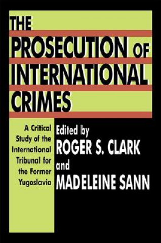 Könyv Prosecution of International Crimes Madeleine Sann