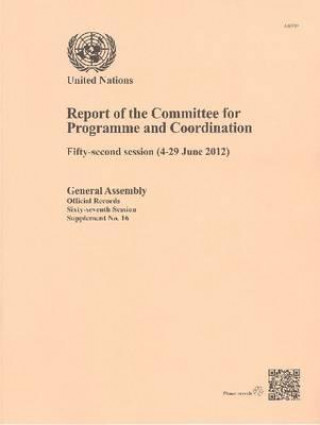 Książka Report of the Committee for Programme and Coordination United Nations