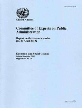 Knjiga Committee of Experts on Public Administration United Nations: Economic and Social Council