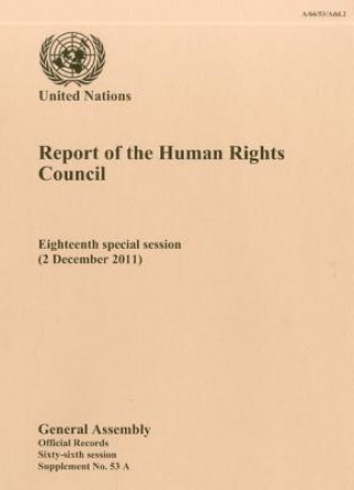 Carte Report of the Human Rights Council United Nations: Human Rights Council
