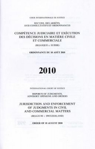 Könyv Jurisdiction and enforcement of judgments in civil and commercial matters International Court of Justice
