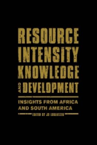 Kniha Resource Intensity, Knowledge and Development 