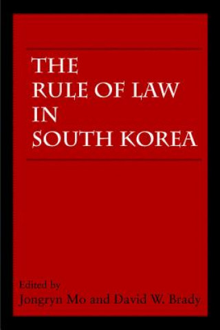 Könyv Rule of Law in South Korea 