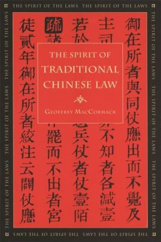 Book Spirit of Traditional Chinese Law Geoffrey MacCormack