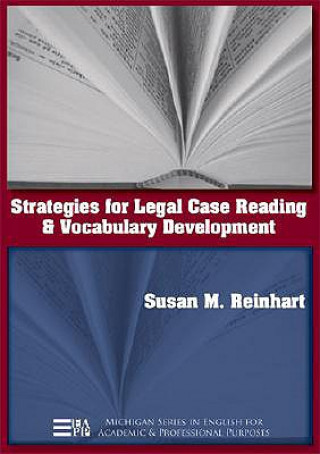 Könyv Strategies for Legal Case Reading and Vocabulary Development Susan M. Reinhart