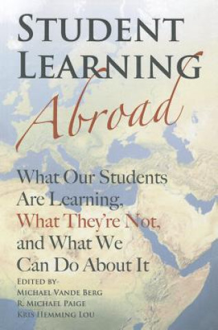 Kniha Student Learning Abroad Michael Vande Berg