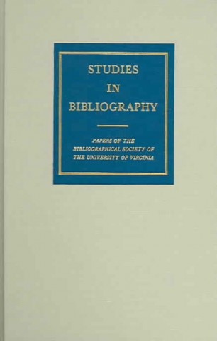 Carte Studies in Bibliography v. 55 David L. Vander Meulen