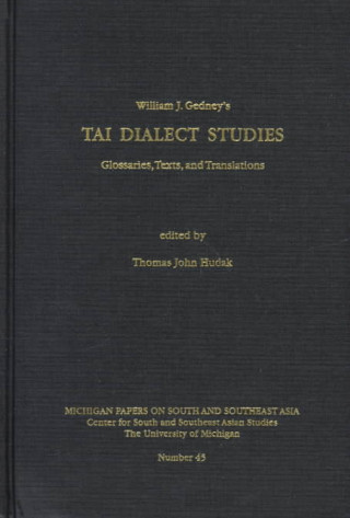 Boek Studies on Tai Dialects Thomas John Hudak