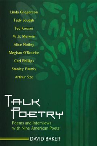 Kniha Talk Poetry David Baker