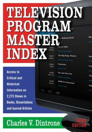 Książka Television Program Master Index Charles V Dintrone