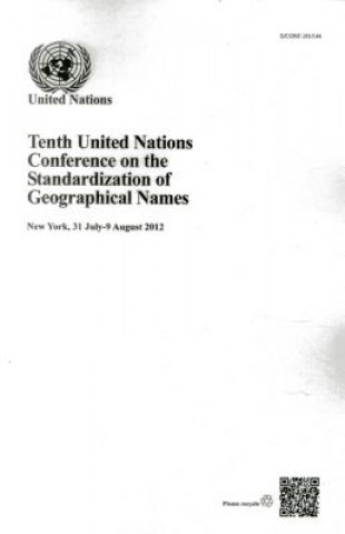 Książka Tenth United Nations Conference on the Standardization of Geographical Names United Nations