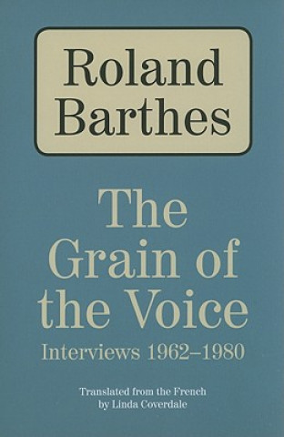 Kniha Grain of the Voice Barthes