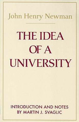 Carte Idea of a University John Henry Newman