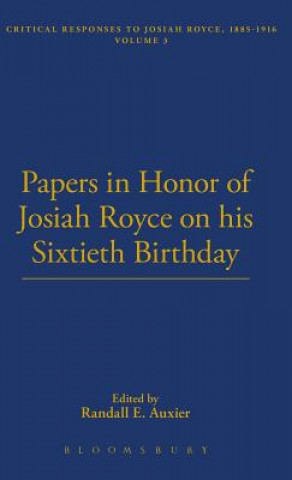 Carte Papers In Honor Of Josiah Royce on His Sixtieth Birthday Mark Spencer