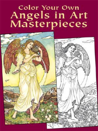 Carte Color Your Own Angels in Art Master Marty Noble