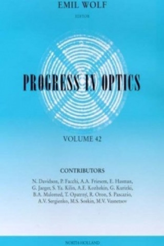 Kniha Progress in Optics Emil Wolf