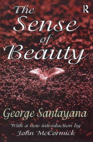 Kniha Sense of Beauty Santayana