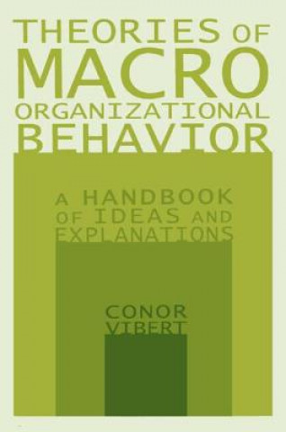 Carte Theories of Macro-Organizational Behavior: A Handbook of Ideas and Explanations Conor Vibert