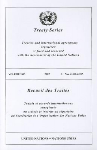 Kniha Treaty Series United Nations