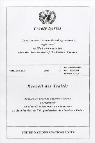 Kniha Treaty Series, Volume 2478 United Nations