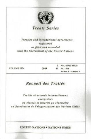 Kniha Treaty Series 2574 United Nations