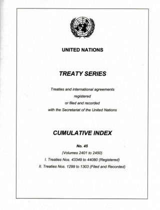 Książka Treaty Series Cumulative Index No. 45 United Nations