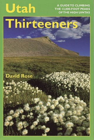 Kniha Utah Thirteeners David Rose