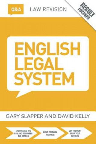 Knjiga Q&A English Legal System Gary Slapper