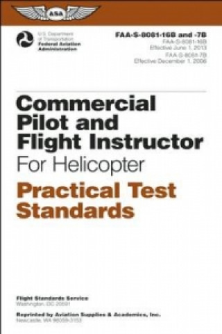 Carte Commercial Pilot and Flight Instructor Practical Test Standards for Helicopter Federal Aviation Administration (FAA)