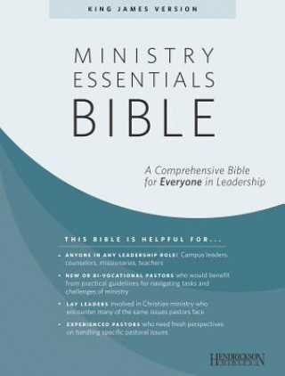 Książka Ministry Essentials Bible-KJV Hendrickson Bibles