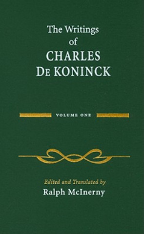 Carte Writings of Charles De Koninck Charles De Koninck