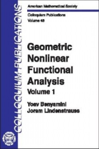 Boek Geometric Nonlinear Functional Analysis, Volume 1 Joram Lindenstrauss