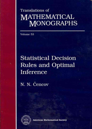 Knjiga Statistical Decision Rules and Optimal Inference N.N. Cencov