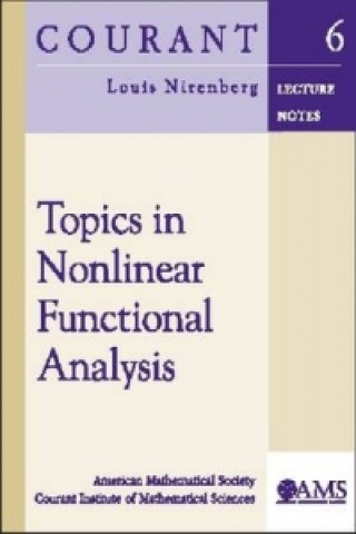 Könyv Topics in Nonlinear Functional Analysis Louis Nirenberg