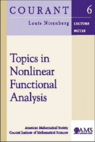 Książka Topics in Nonlinear Functional Analysis Louis Nirenberg