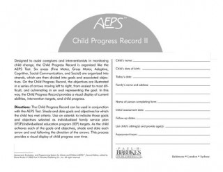Carte Assessment, Evaluation, and Programming System for Infants and Children (AEPS (R)) Waddell