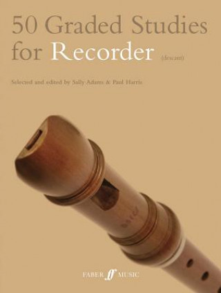 Book 50 Graded Studies for Recorder Sally Adams