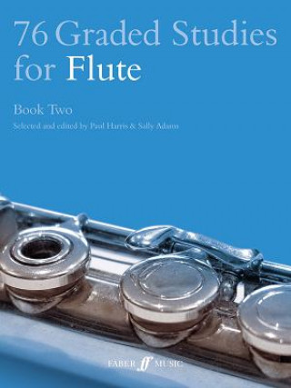 Könyv 76 Graded Studies for Flute Book Two Sally Adams