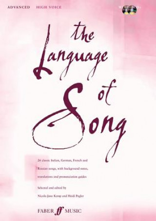 Book Language Of Song: Advanced (High Voice) 