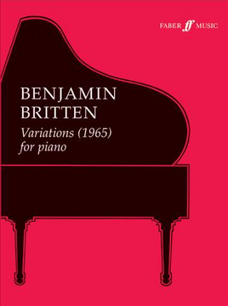 Kniha Piano Variations BENJAMIN BRITTEN