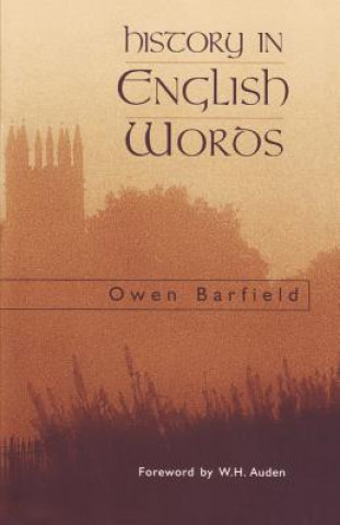 Carte History in English Words Owen Barfield