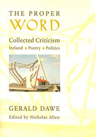 Book Proper Word Gerald Dawe